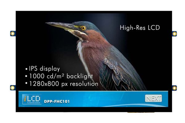 10.1" iLCD Panel with Capacitive Touch Screen 1280x800 Pixel - DPP-FHC102